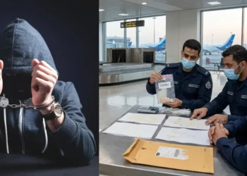 A4 paper drug smuggling Kuwait